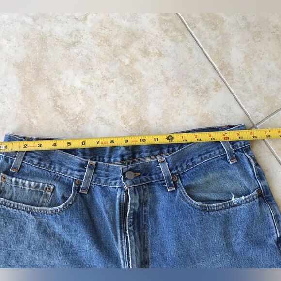 Levi's Men's Straight Blue Jeans - Picture 5 of 7